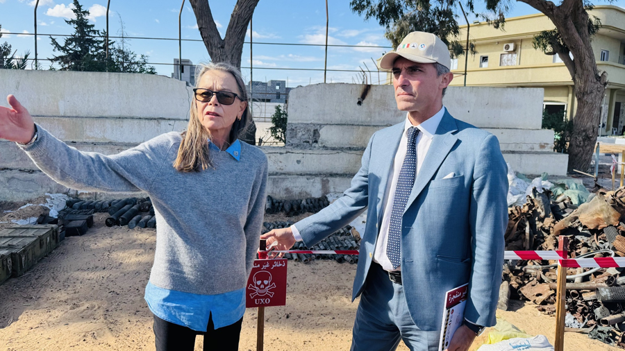 البعثة الأممية بليبيا : إزالة آلاف مخلفات الحرب من مخزن الأسلحة في مصراتة