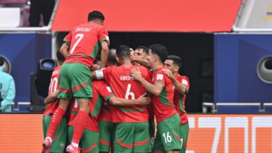 ثلاثية مغربية مقابل هدف في مواجهة بين منتخب المغرب وجزر القمر ضمن منافسات كأس العرب قطر