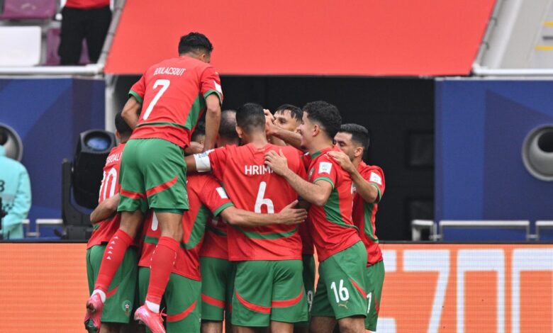ثلاثية مغربية مقابل هدف في مواجهة بين منتخب المغرب وجزر القمر ضمن منافسات كأس العرب قطر