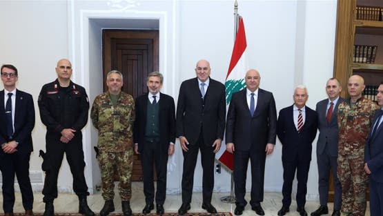 الرئيس اللبناني يؤكد استمرار التفاوض مع إسرائيل ودعم إيطاليا لتعزيز الأمن في الجنوب اللبناني