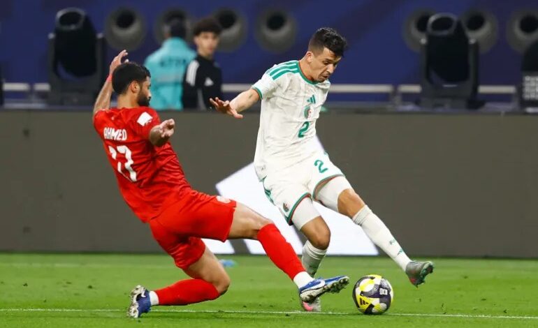 الجزائر تسحق البحرين في مهرجان أهداف بكأس العرب 2025 1 الجزائر تسحق البحرين في مهرجان أهداف بكأس العرب 2025