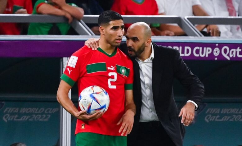 مدرب المنتخب المغربي يؤكد جاهزية حكيمي لمواجهة زامبيا في كأس الأمم الإفريقية 1 مدرب المنتخب المغربي يؤكد جاهزية حكيمي لمواجهة زامبيا في كأس الأمم الإفريقية