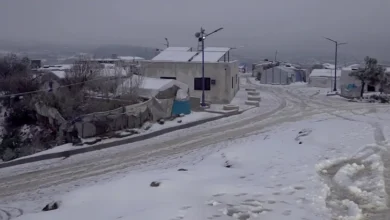 أمطار وثلوج تهدد حياة آلاف النازحين في مخيمات شمال غربي سوريا