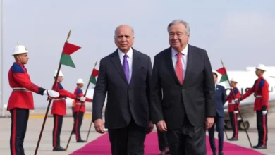 غوتيريش يصل لعاصمة العراق للمشاركة في احتفالية إنهاء مهام بعثة «يونامي» 2 غوتيريش يصل لعاصمة العراق للمشاركة في احتفالية إنهاء مهام بعثة «يونامي»