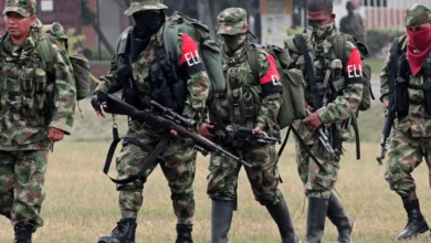 جماعة "جيش التحرير الوطني" الكولومبية تفرض حظر تجول 3 أيام في مناطق إنتاج الكوكايين 2 جماعة "جيش التحرير الوطني" الكولومبية تفرض حظر تجول 3 أيام في مناطق إنتاج الكوكايين