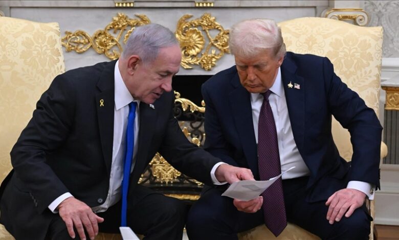 ترامب يلوّح بضرب إيران ويبحث مع نتنياهو دور تركيا في قوة دولية بغزة 1 ترامب يلوّح بضرب إيران ويبحث مع نتنياهو دور تركيا في قوة دولية بغزة