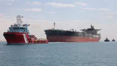 مصر: هيئة قناة السويس توضح حقيقة جنوح سفينة بضائع قرب بورسعيد