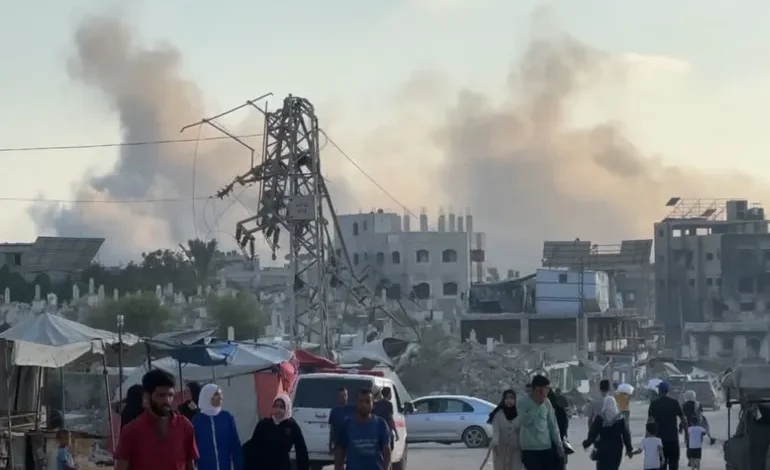 إصابة فلسطيني جراء قصف مسيّرة إسرائيلية منزلاً شرق مدينة غزة