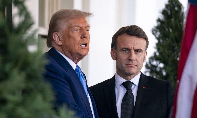 ترامب يهدد بفرض رسوم 200% على النبيذ الفرنسي إذا رفضت باريس الانضمام إلى مجلس السلام في غزة