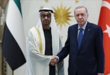 أردوغان يؤكد خلال اتصال هاتفي بنظيره الإماراتي دعم تركيا لوحدة أراضي اليمن