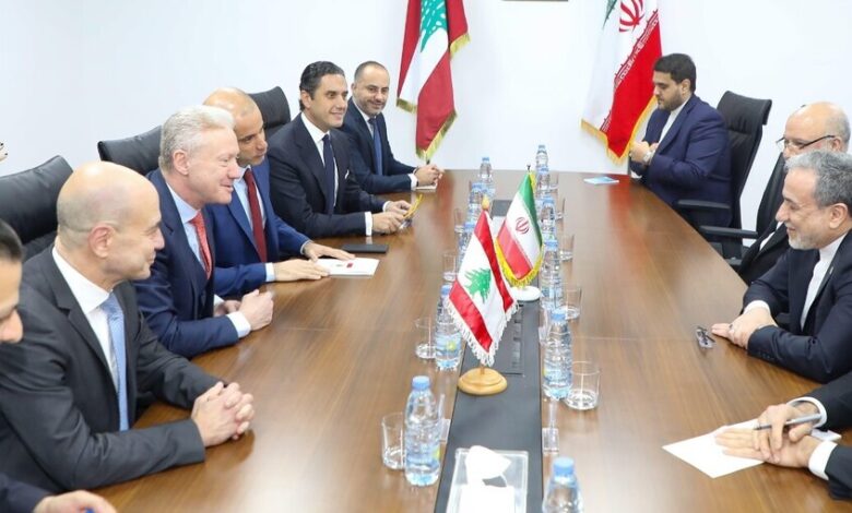 لبنان وإيران تبحثان تعزيز العلاقات ومواجهة التحديات المشتركة