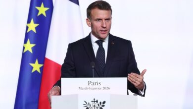 ماكرون: أوروبا لن ترضخ للتهديدات في أوكرانيا أو غرينلاند