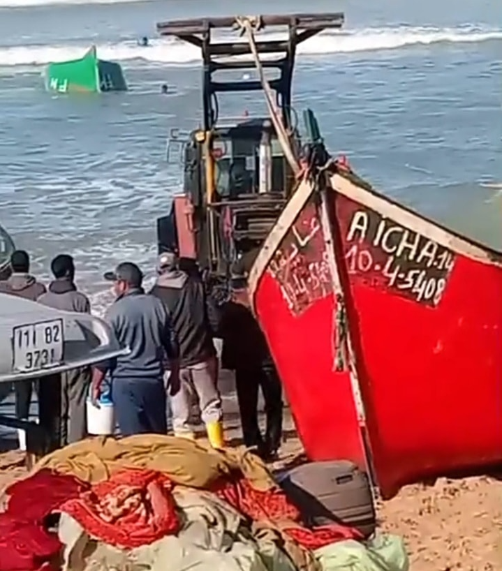 فقدان طاقم قارب صيد بسواحل بوجدور في المغرب