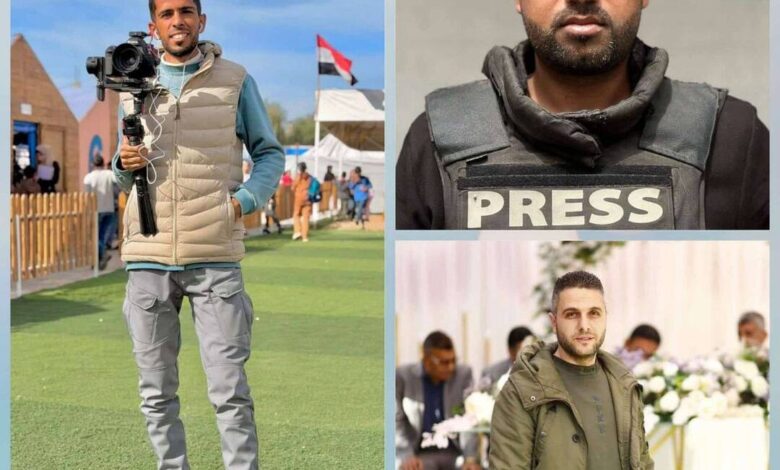 غزة | مقـ. ـتل 11 فلسطينيا بينهم 3 صحفيين باستهداف مسيّرة إسرائيلية مركبة للجنة المصرية في نتساريم