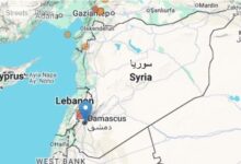 زلزال بقوة 3.1 درجات يضرب ريف دمشق ويشعر به سكان سوريا ولبنان