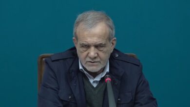 الرئيس الإيراني يتهم واشنطن وأوروبا بدعم أعمال الشغب في بلاده