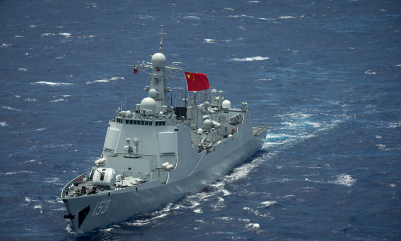 الجيش الصيني ينفذ دوريات استعداد قتالي حول جزيرة هوانجيان داو 1 الجيش الصيني ينفذ دوريات استعداد قتالي حول جزيرة هوانجيان داو