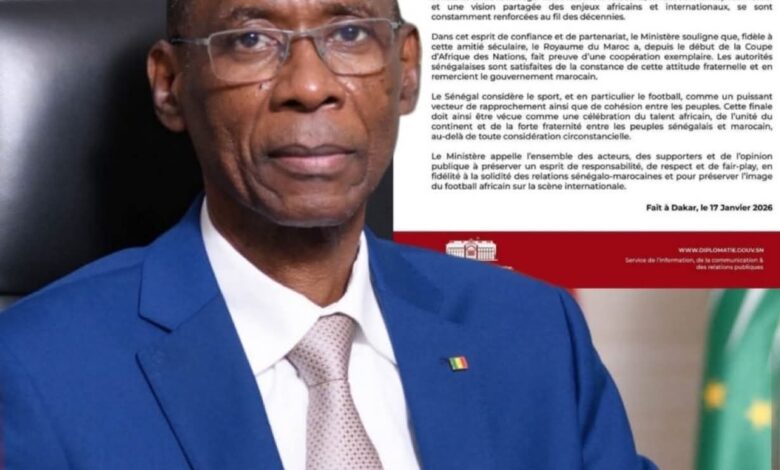الخارجية السنغالية تُشيد رسمياً بجودة تنظيم نهائي "الكان 2025" في المغرب وتثني على البنية التحتية والاستقبال