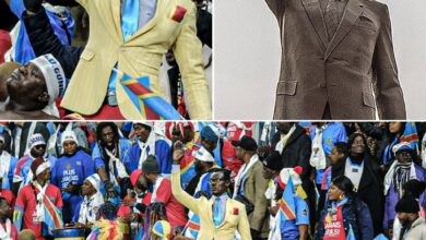 مشجع كونغولي يتحول إلى “تمثال” خلال مباراة في كأس أمم أفريقيا المقام بالمغرب 2 مشجع كونغولي يتحول إلى “تمثال” خلال مباراة في كأس أمم أفريقيا المقام بالمغرب