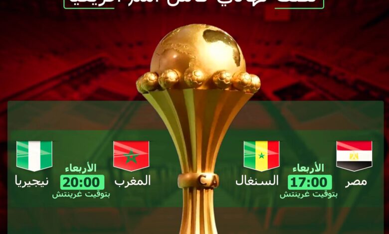 نصف نهائي كأس أمم إفريقيا 2025… صراع الحسم قبل النهائي 1 نصف نهائي كأس أمم إفريقيا 2025… صراع الحسم قبل النهائي