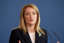 رئيسة البرلمان الأوروبي تطالب بتصنيف الحرس الثوري منظمة إرهابية