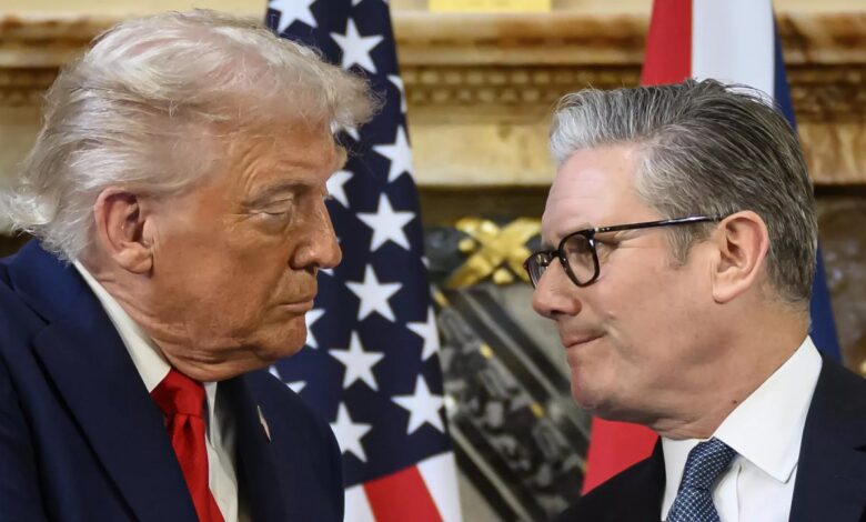 ترامب يطرح على ستارمر الانضمام إلى مجلس دولي لإدارة غـ.زة