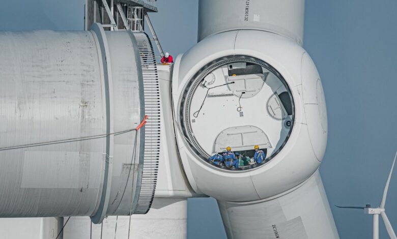 الصين تدشن أول توربينة رياح بحرية بقدرة 20 ميجاوات