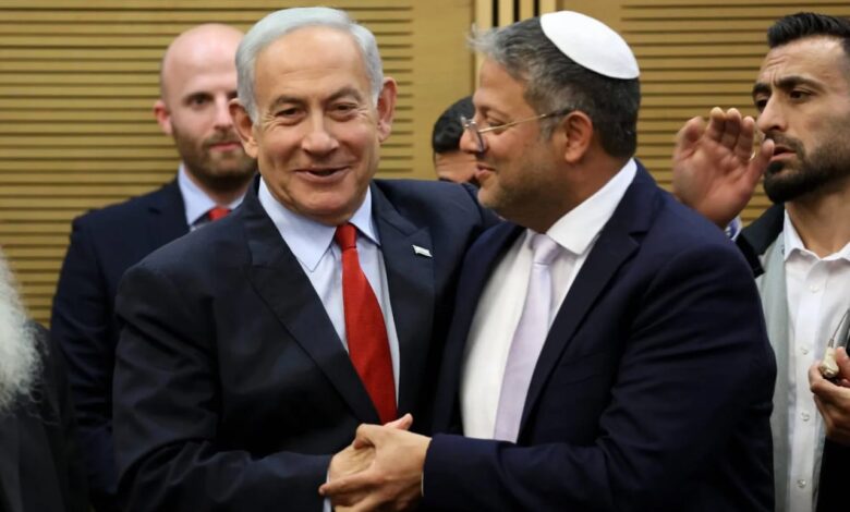 بن غفير يدعم نتنياهو ويرفض أي لجنة لإدارة قطاع غـ.زة 1 بن غفير يدعم نتنياهو ويرفض أي لجنة لإدارة قطاع غـ.زة