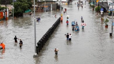 ارتفاع حصيلة ضحايا السيول في تونس وتعليق الدراسة في 15 محافظة