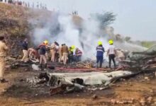 تحطم طائرة في الهند يودي بحياة نائب رئيس وزراء ولاية ماهاراشترا و5 آخرين