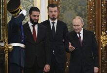 الشرع لبوتين: هناك الكثير من المواضيع المشتركة ونأمل بالتباحث فيها خلال لقاء مثمر