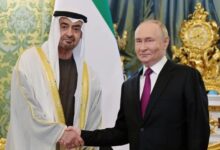 بوتين يستقبل رئيس الإمارات ويؤكد تعزيز الشراكة الثنائية وتعاون الشرق الأوسط