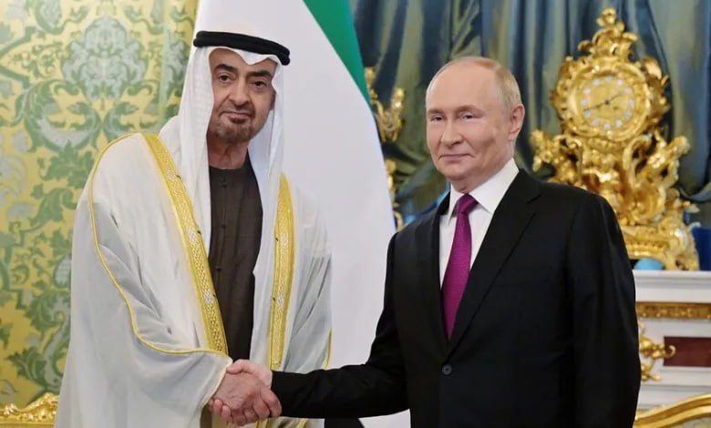 بوتين يستقبل رئيس الإمارات ويؤكد تعزيز الشراكة الثنائية وتعاون الشرق الأوسط