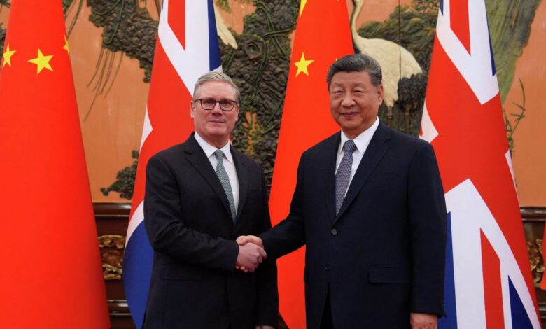 ترامب يحذّر من مخاطر التعاون التجاري بين بريطانيا والصين