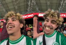 جدل واسع بعد توثيق مشجع جزائري تبوله علانية داخل ملعب الأمير مولاي الحسن بالمغرب