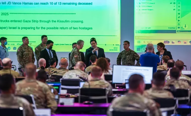 احتكاكات بين الجيش الإسرائيلي وضباط أميركيين بمركز تنسيق غزة 1 احتكاكات بين الجيش الإسرائيلي وضباط أميركيين بمركز تنسيق غزة