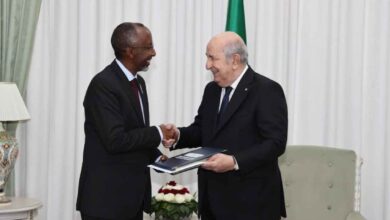 الجزائر تؤكد دعمها لوحدة وسيادة الصومال