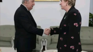 تبون يستقبل السفيرة الأمريكية في الجزائر في لقاء وداعي 7 تبون يستقبل السفيرة الأمريكية في الجزائر في لقاء وداعي