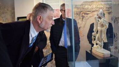 وزير الثقافة الإيطالي يزور المعالم الأثرية في قرطاج خلال زيارته لتونس