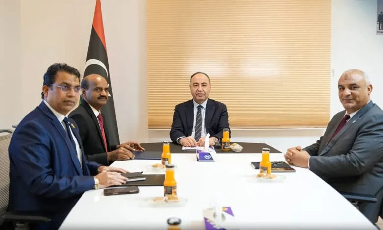 ليبيا والهند تبحثان تطوير التعاون الثنائي