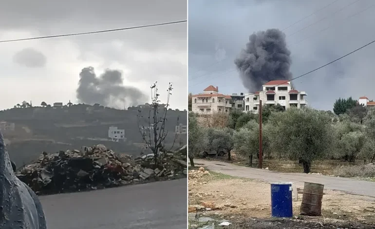 الجيش الإسرائيلي يشن غارات واسعة على جنوب وشرق لبنان