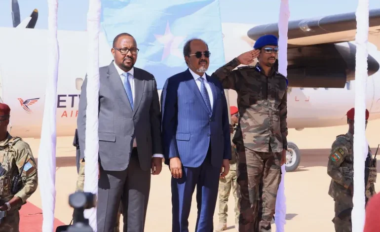 الرئيس الصومالي يزور مدينة لاسعانود لأول مرة منذ 50 عاما