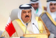 ملك البحرين يدعو من واشنطن إلى وقف إطلاق النار في غزة وتعزيز مسار السلام