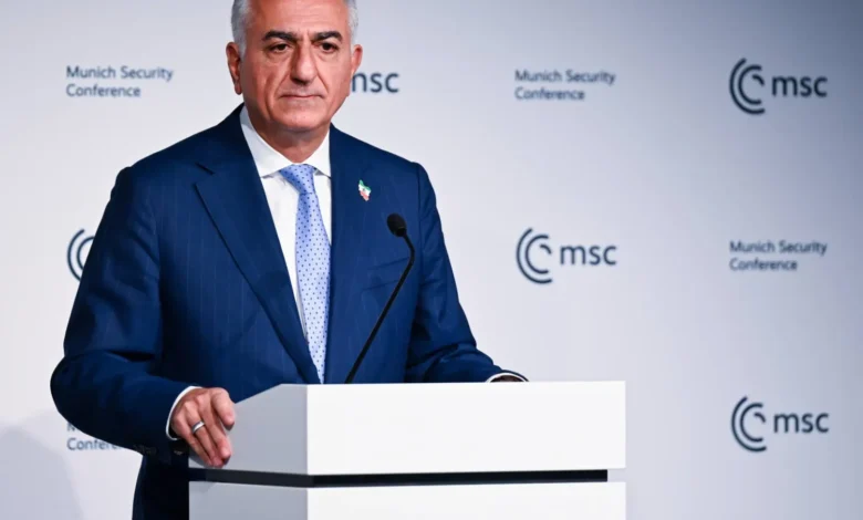 نجل شاه إيران المخلوع رضا بهلوي