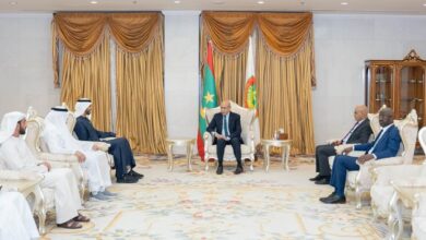 الرئيس الموريتاني يستقبل وفداً إماراتياً برئاسة شخبوط بن نهيان