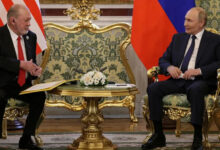 بوتين يستقبل الملك الماليزي السلطان إبراهيم في قصر الإرميتاج بموسكو