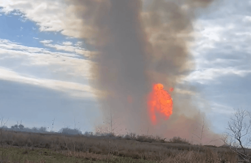 انفجار أنابيب الغاز المسال في لويزيانا الأمريكية