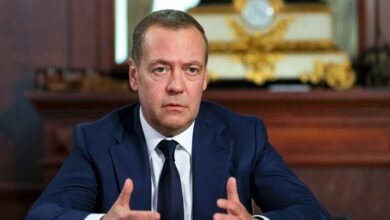 مدفيديف: العملية العسكرية الروسية دفاع عن النفس وليست حرباً استعمارية