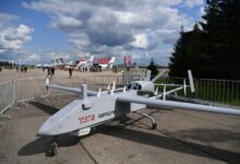 روسيا تكشف عن طائرة مسيّرة قتالية جديدة في معرض World Defense Show 2026 بالرياض