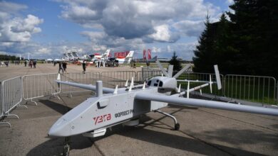 روسيا تكشف عن طائرة مسيّرة قتالية جديدة في معرض World Defense Show 2026 بالرياض